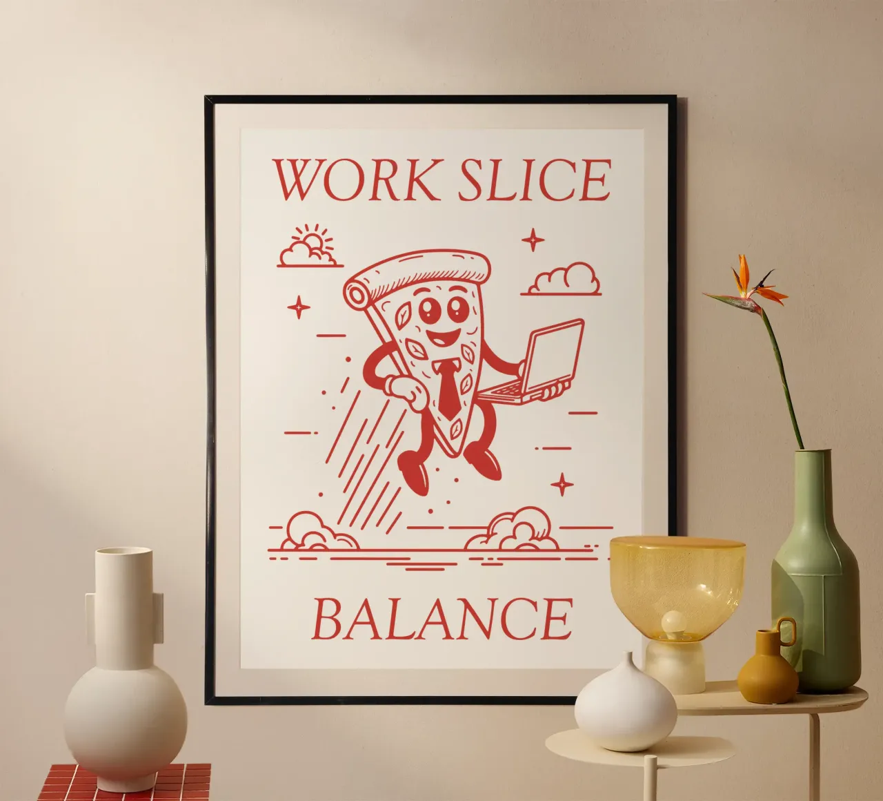 Work Slice Balance poster da pierosvisuals