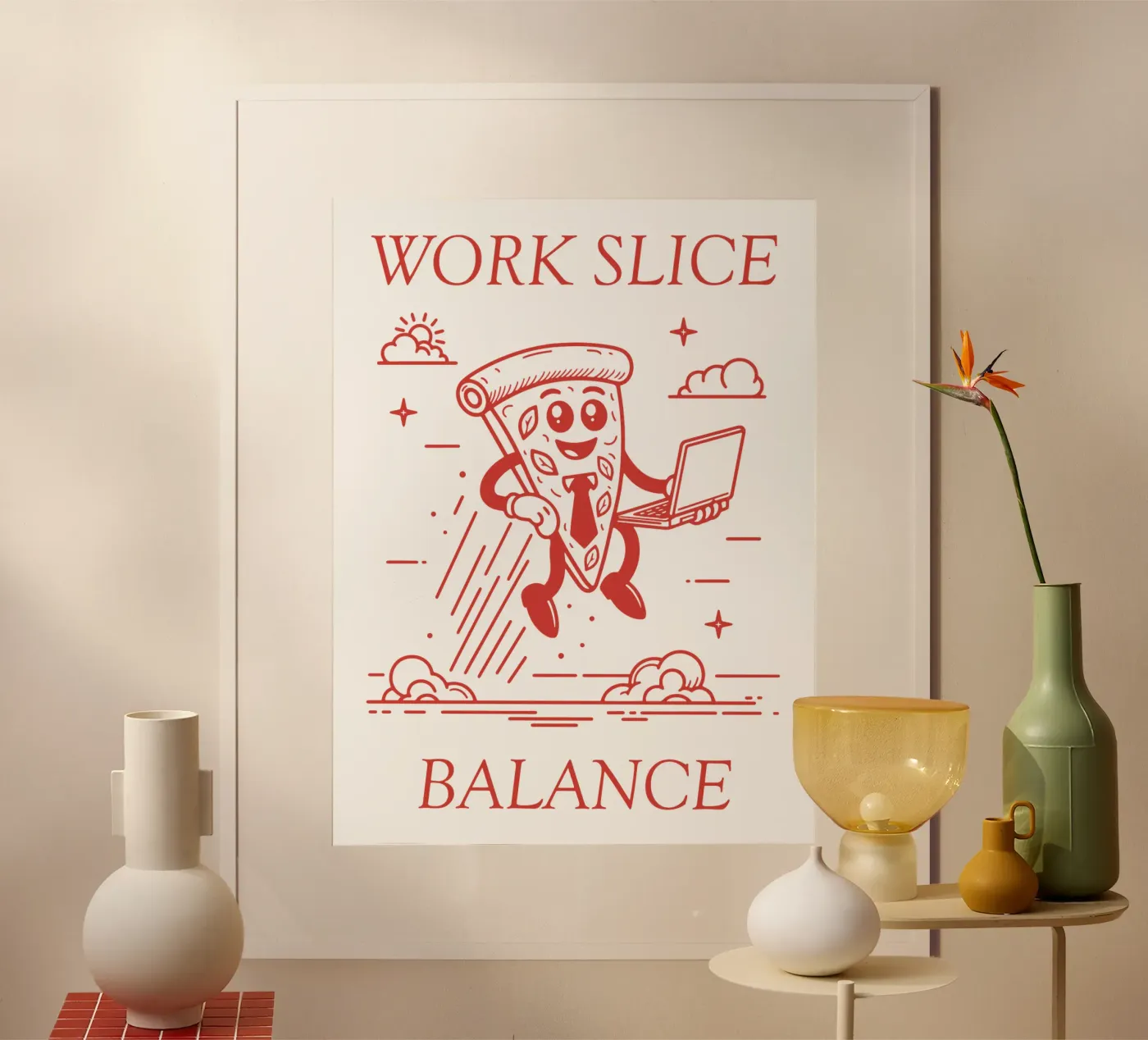 Work Slice Balance poster da pierosvisuals