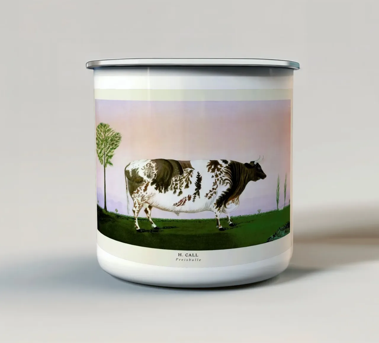 H. Call-Preisbulle tazza in smalto da ARTOTHEK
