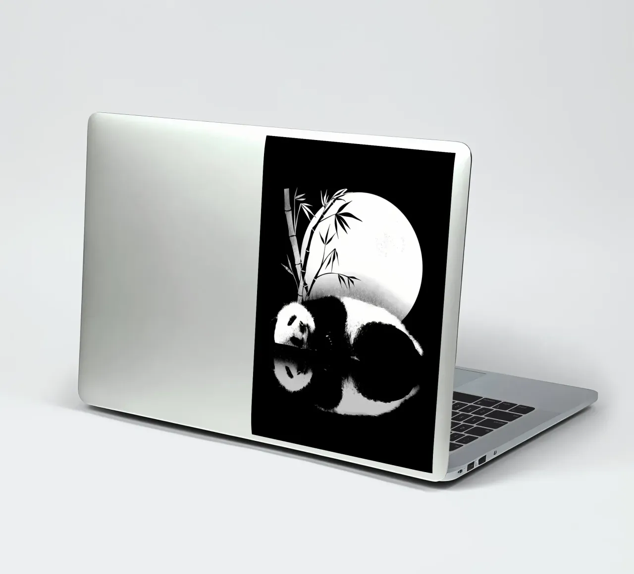 Panda reflection sticker by James M Coyle