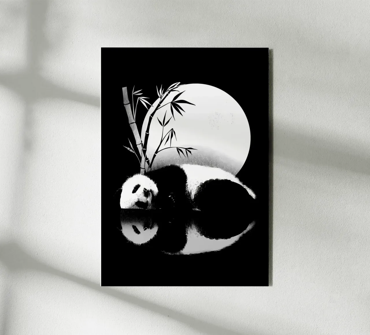 Riflessione del panda alluminio dibond da James M Coyle