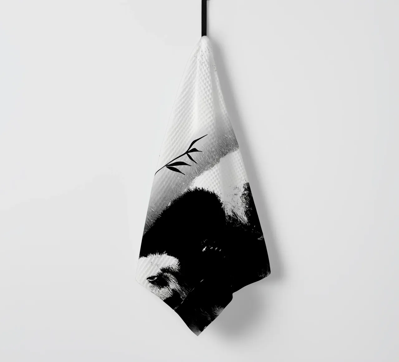 Riflessione del panda canovaccio da cucina da James M Coyle
