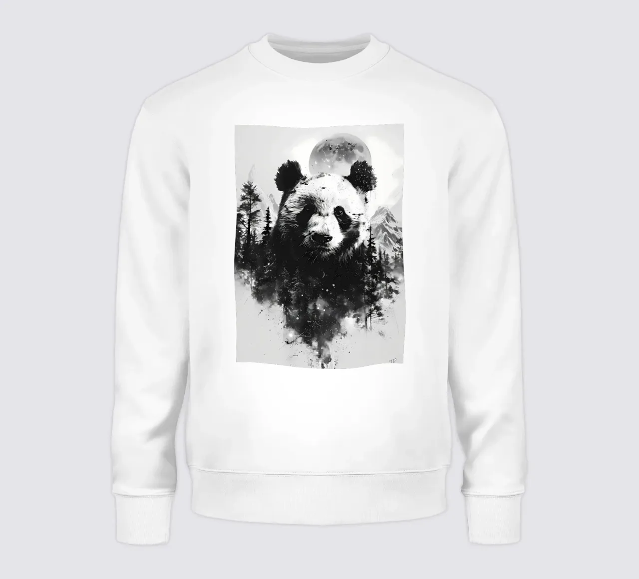 Doppia esposizione del panda felpa da James M Coyle