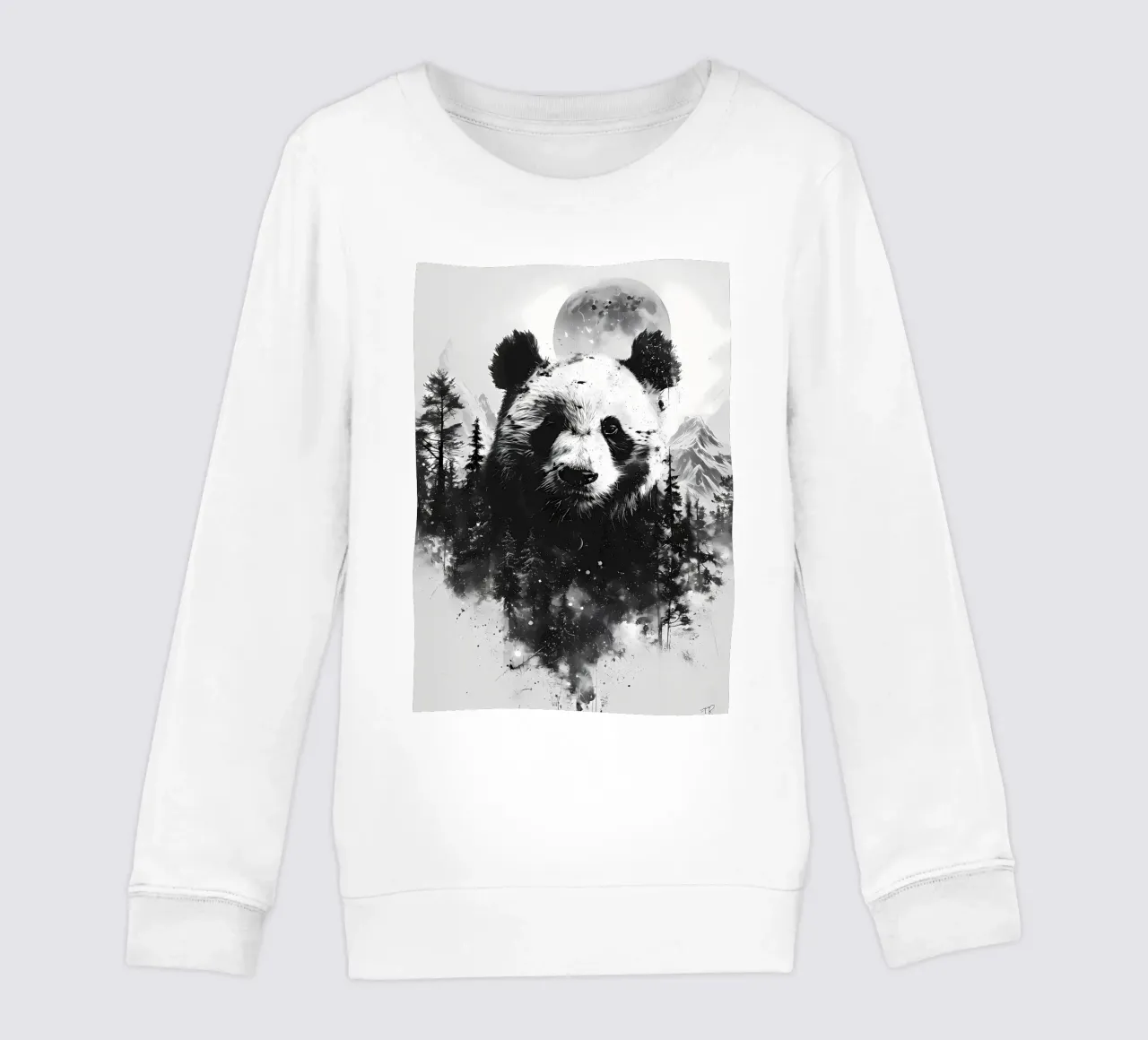 Doppia esposizione del panda felpa bambino da James M Coyle
