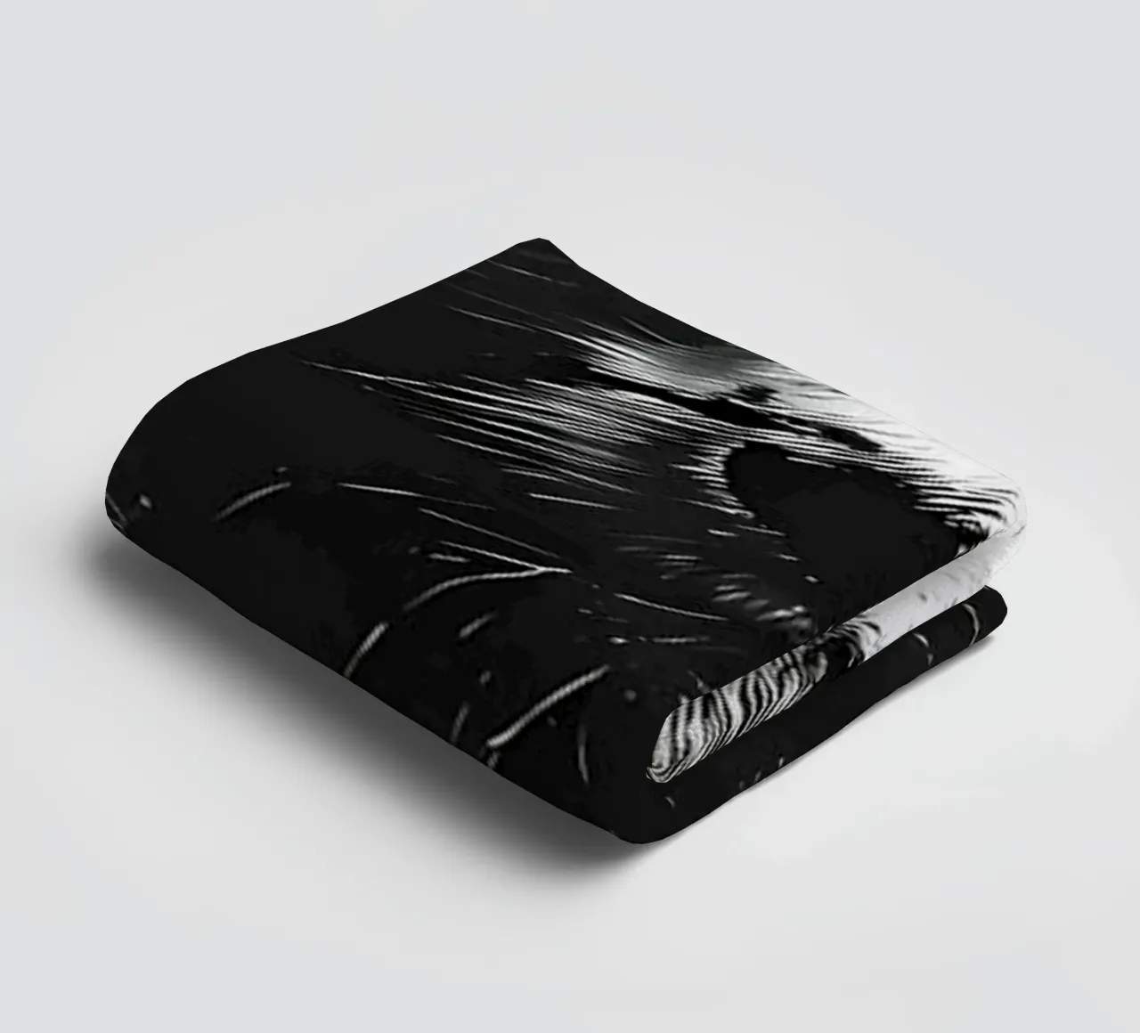 Panda Double Exposure towel by James M Coyle