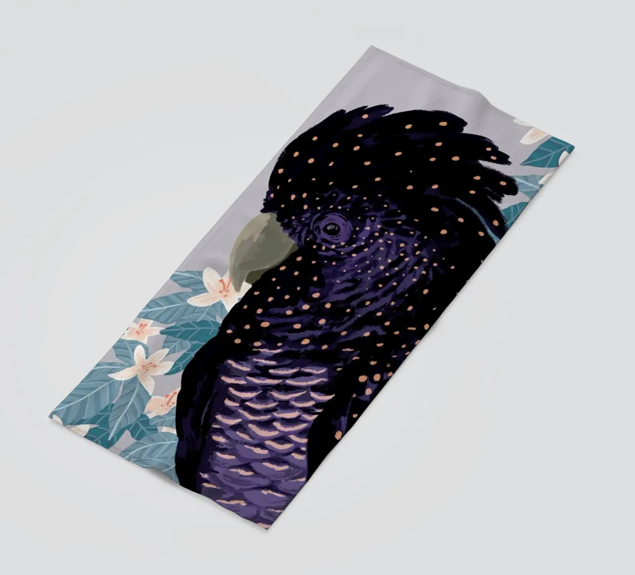 Black Cockatoo Strandtuch von Goed Blauw