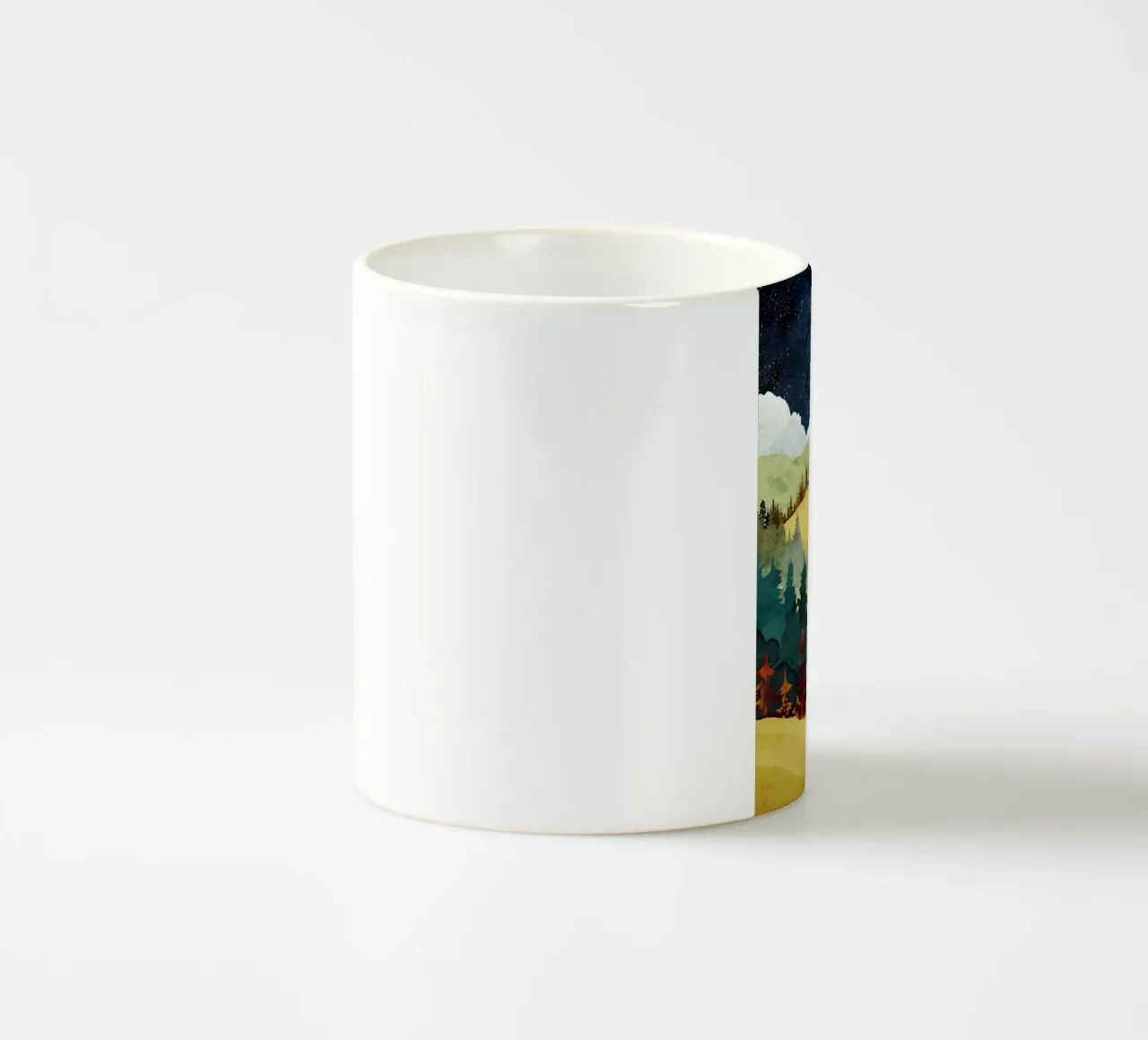 Paesaggio tranquillo tazza in ceramica da Albert S Jacob