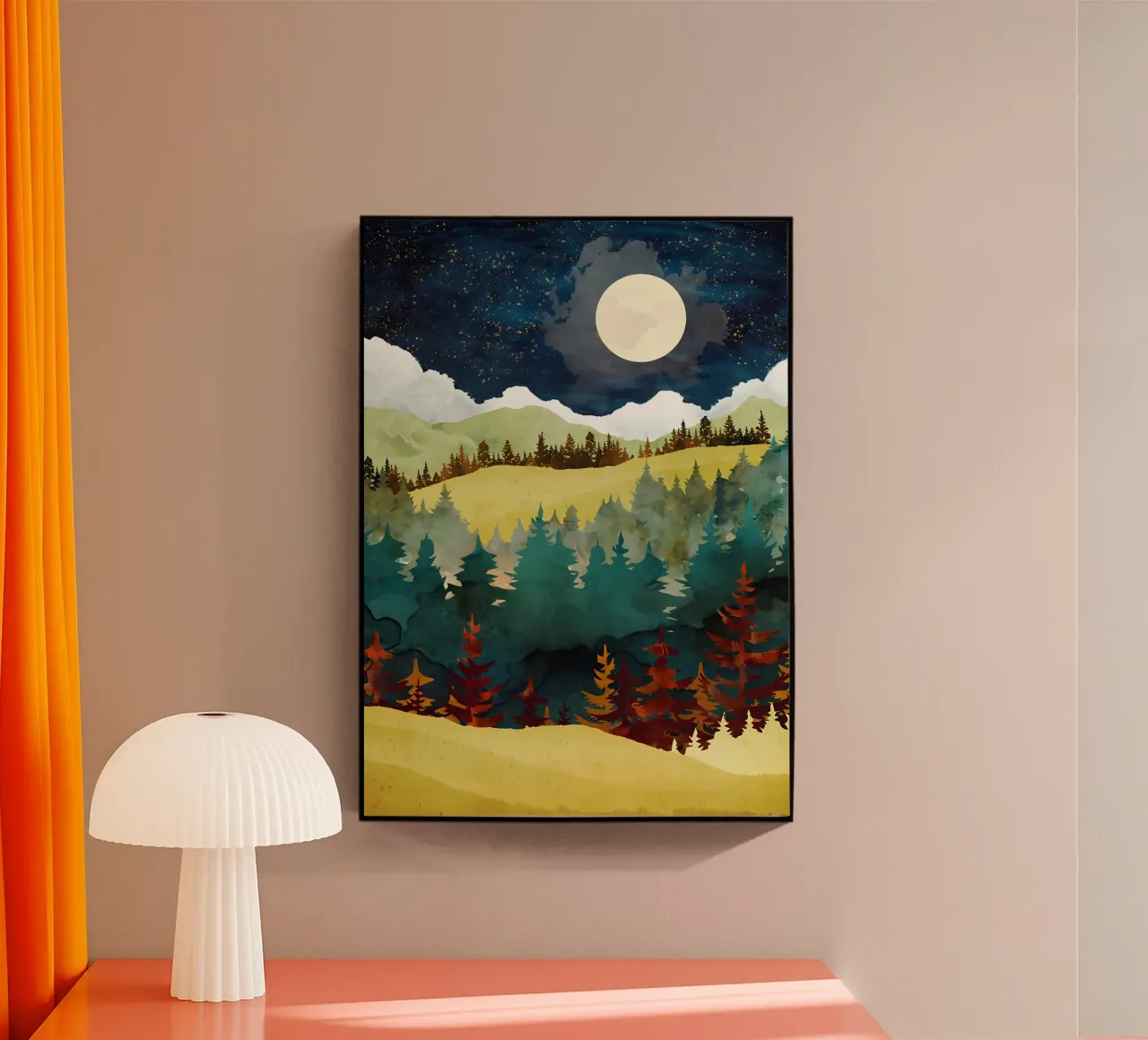 Paesaggio tranquillo plexiglass da Albert S Jacob