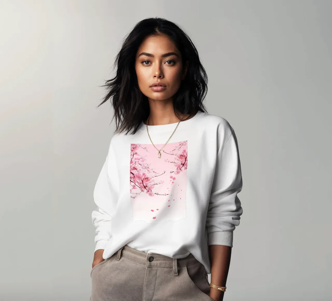 albero dei ciliegi in fiore felpa da Rebecca Clark Wyrick