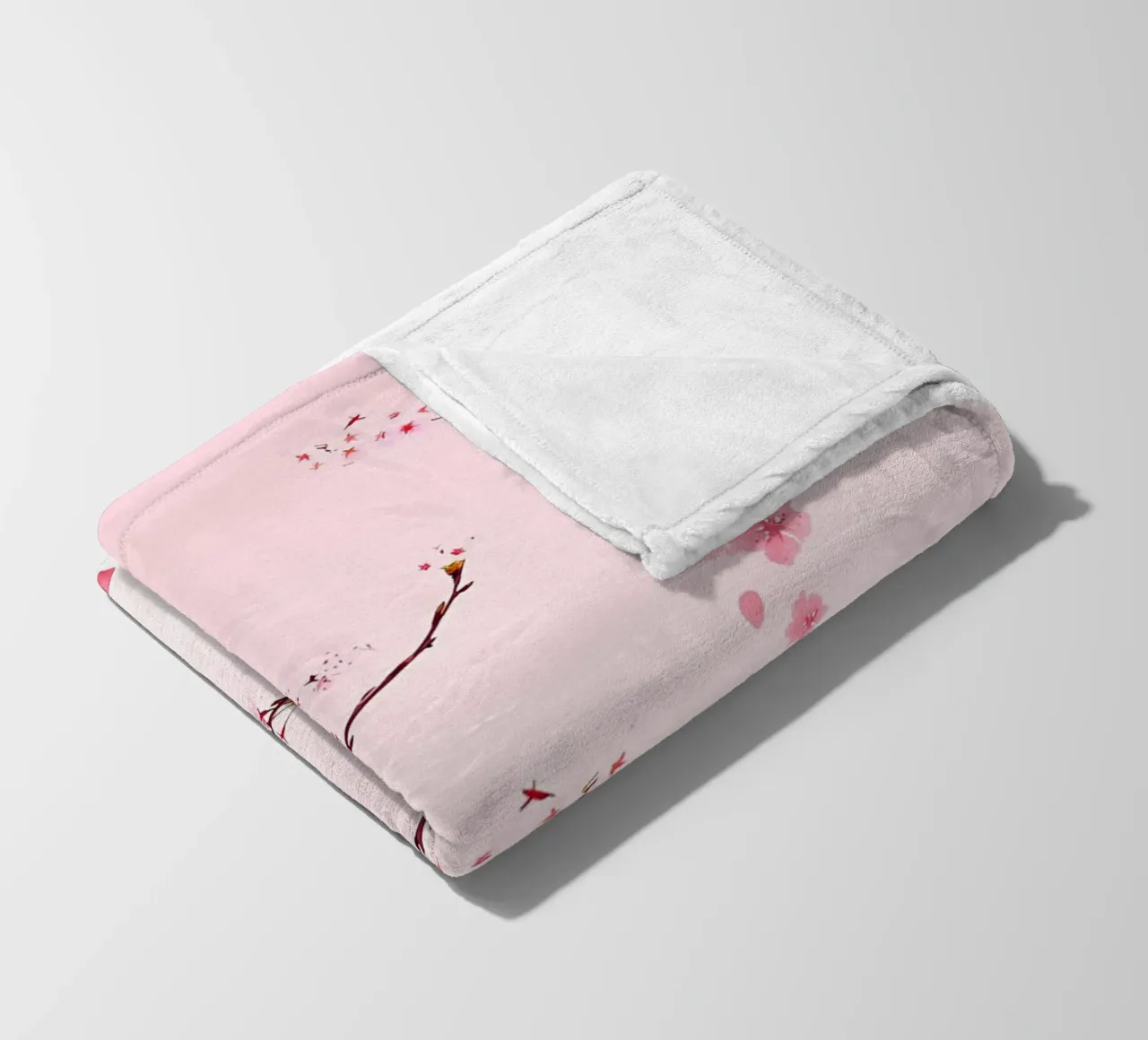 albero dei ciliegi in fiore coperta in pile da Rebecca Clark Wyrick
