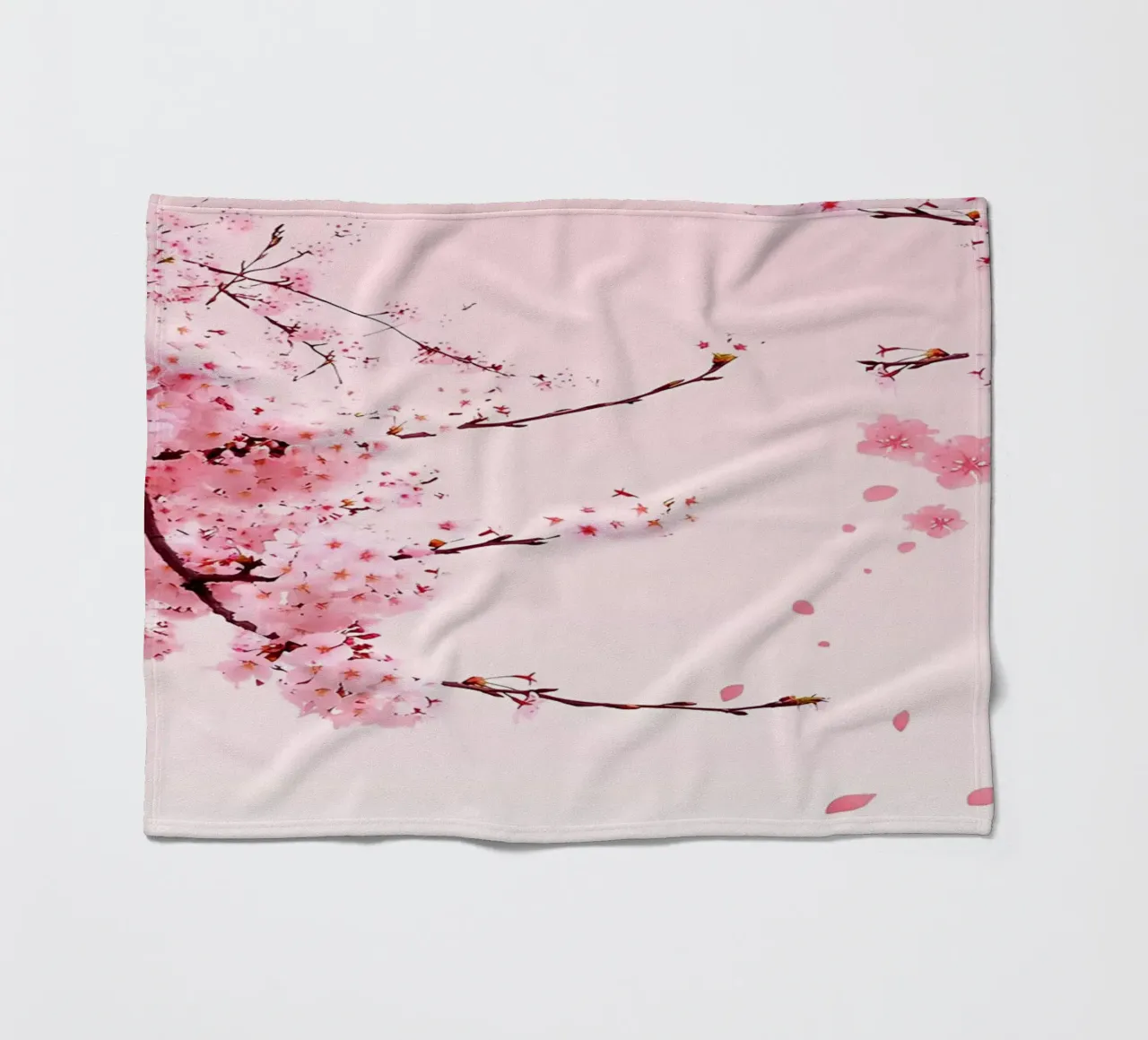 albero dei ciliegi in fiore coperta in pile da Rebecca Clark Wyrick