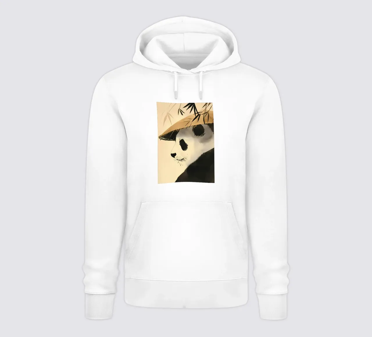 Oso panda zen de bambú sudadera con capucha de James M Coyle