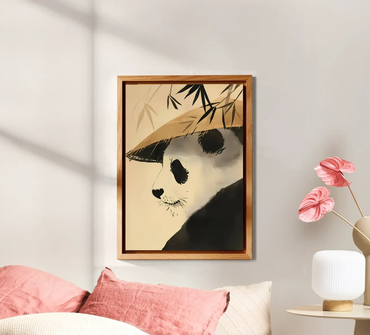 Zen Bamboo Panda Bear forex plate by James M Coyle