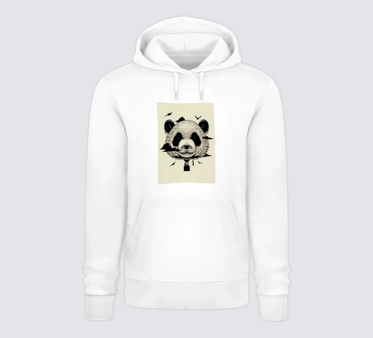 Mongolfiera Panda felpa con cappuccio da James M Coyle