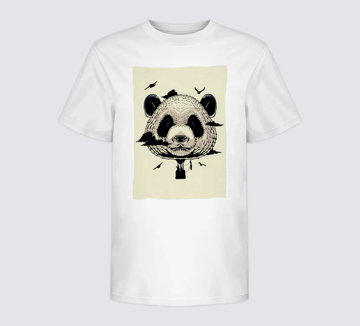 Panda Hot Air Balloon t-shirt bambini da James M Coyle