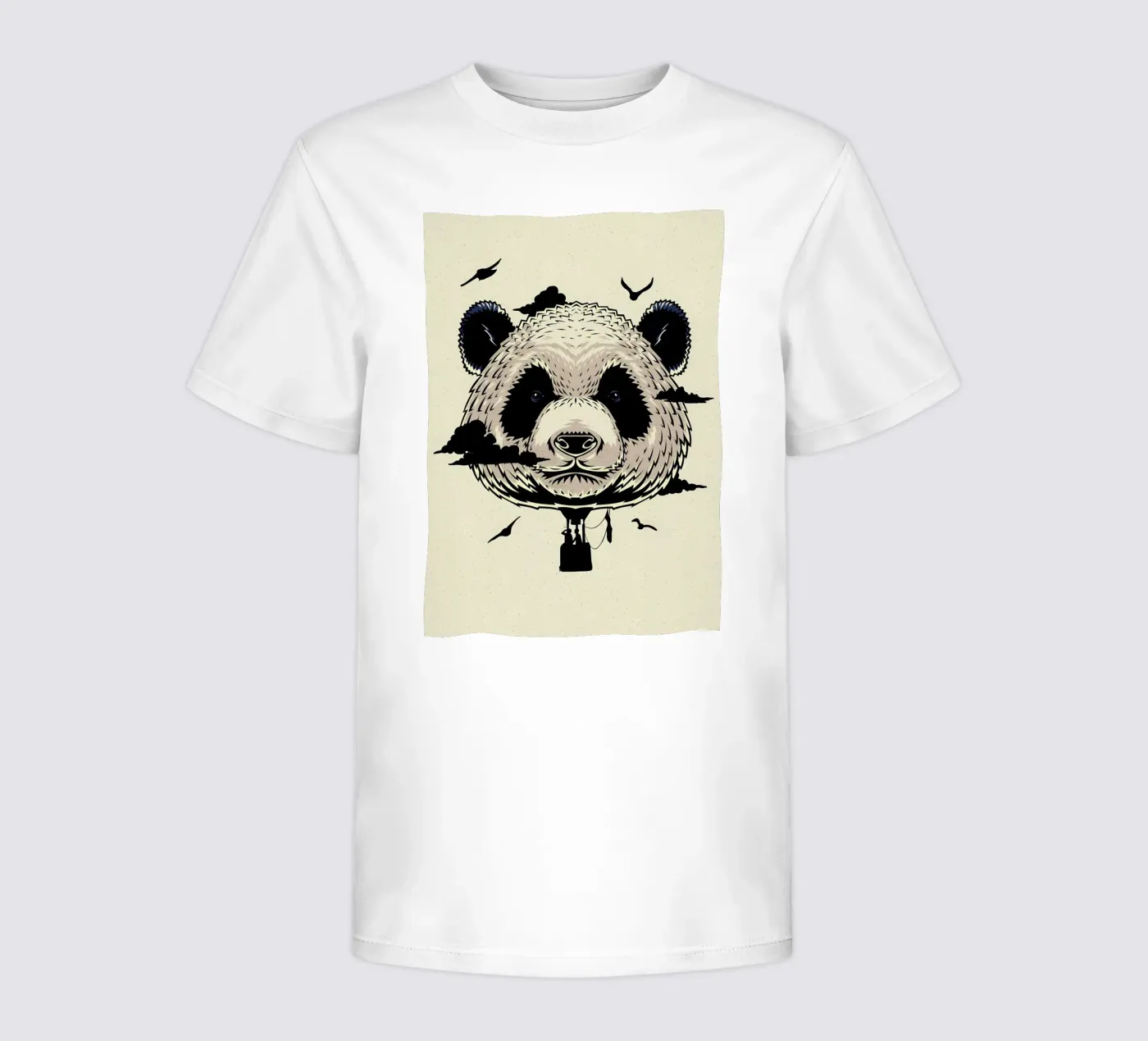 Panda Hot Air Balloon t-shirt bambini da James M Coyle