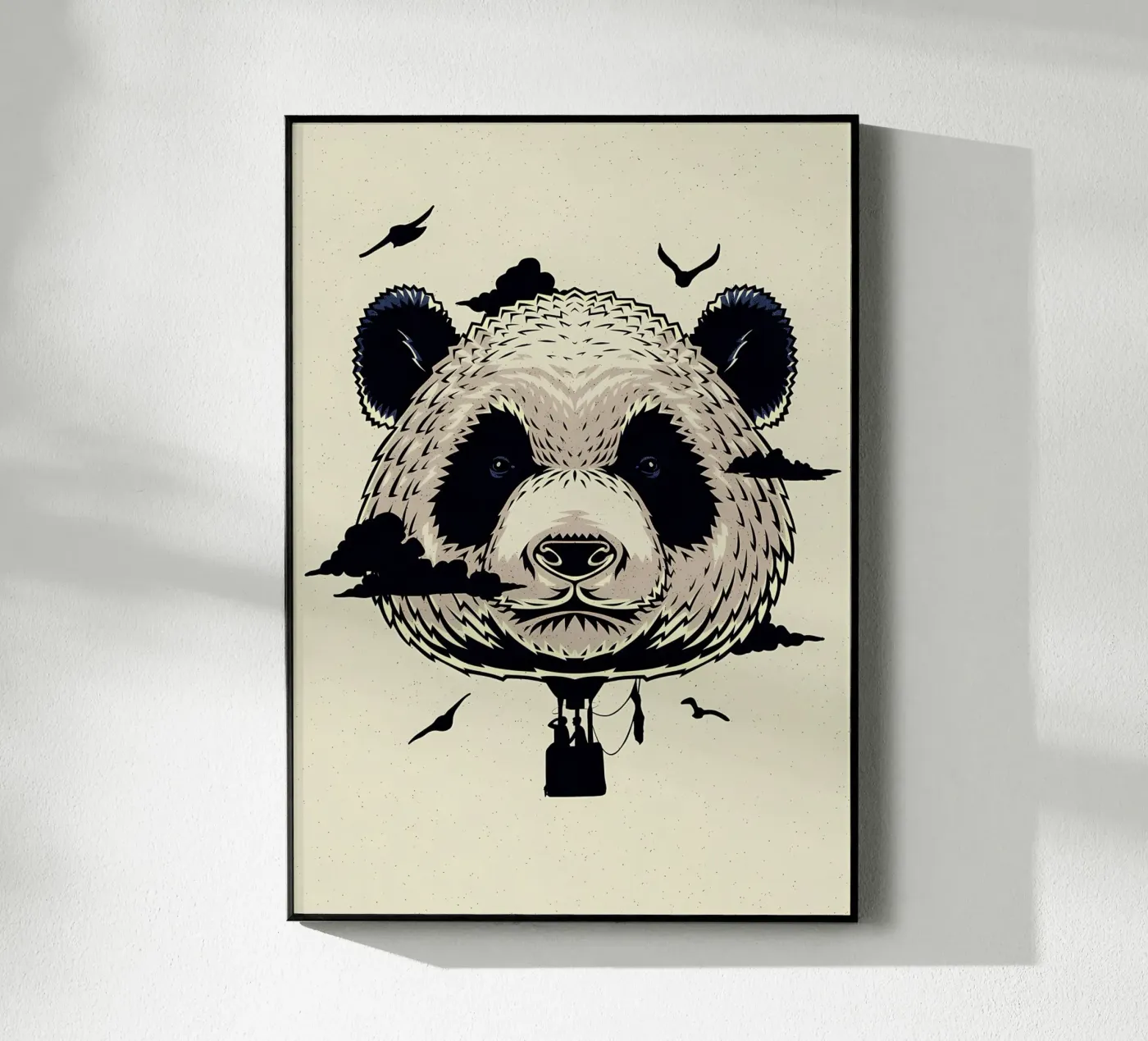 Panda Hot Air Balloon plexiglas de James M Coyle
