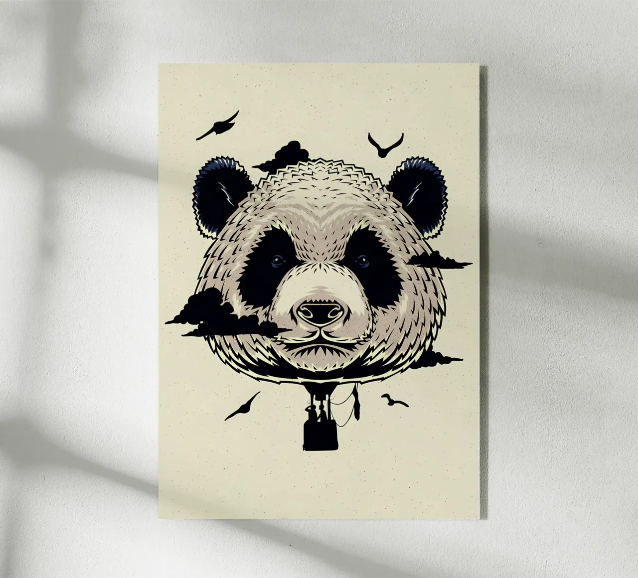 Mongolfiera Panda plexiglass da James M Coyle