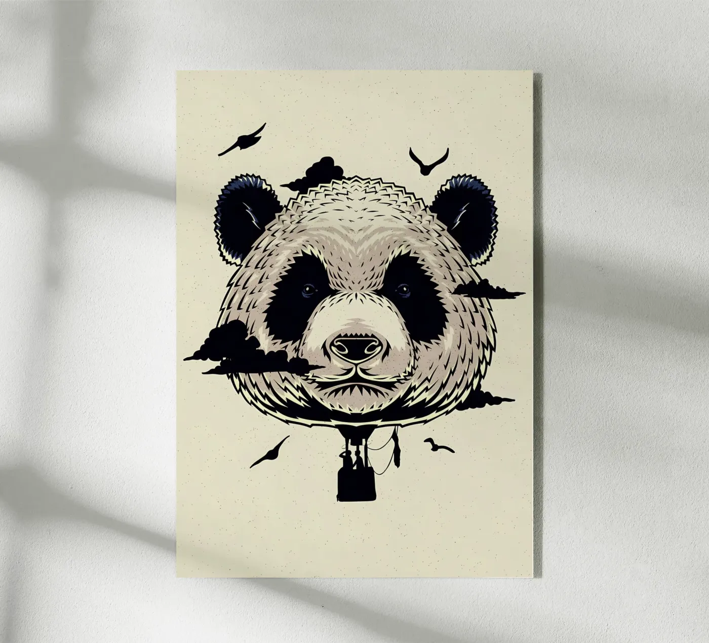 Panda Hot Air Balloon plexiglas de James M Coyle