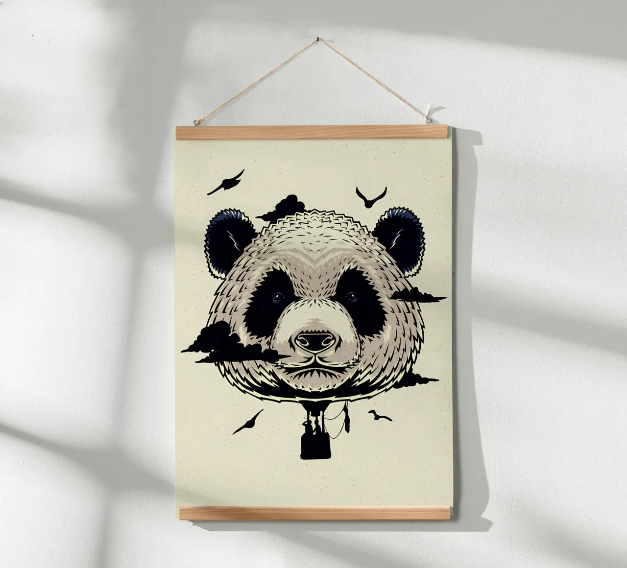 Mongolfiera Panda poster da James M Coyle
