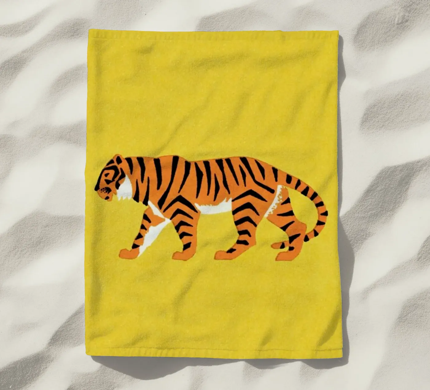 Tiger Yellow telo mare da Little Flourishes