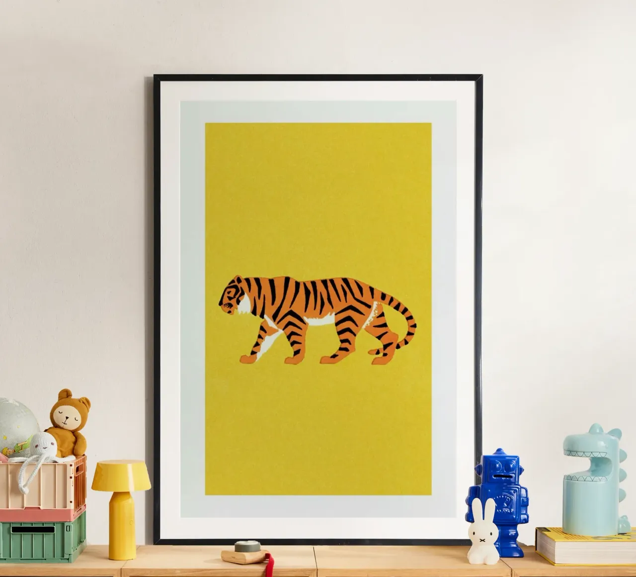Tiger Yellow poster da Little Flourishes