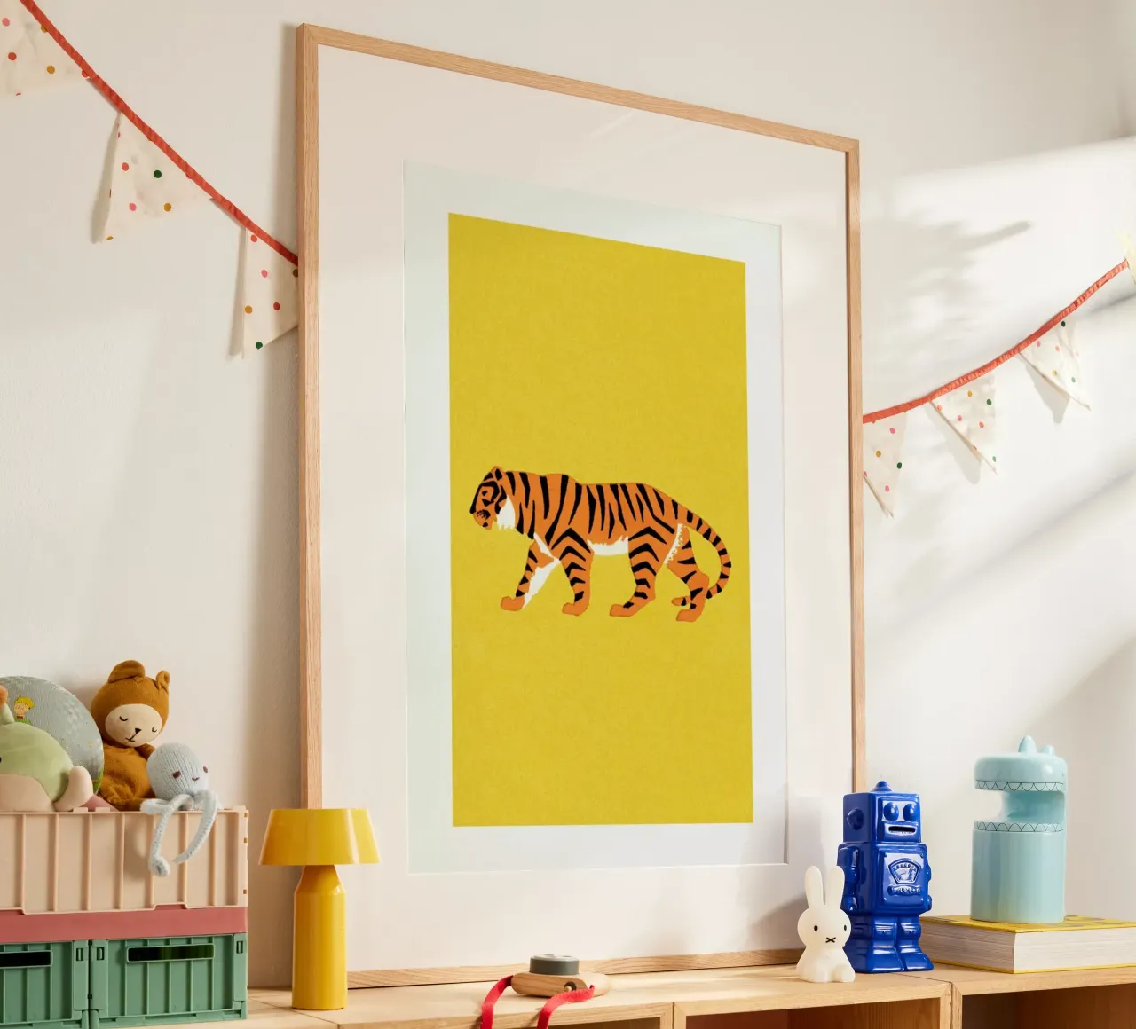 Tiger Yellow poster da Little Flourishes