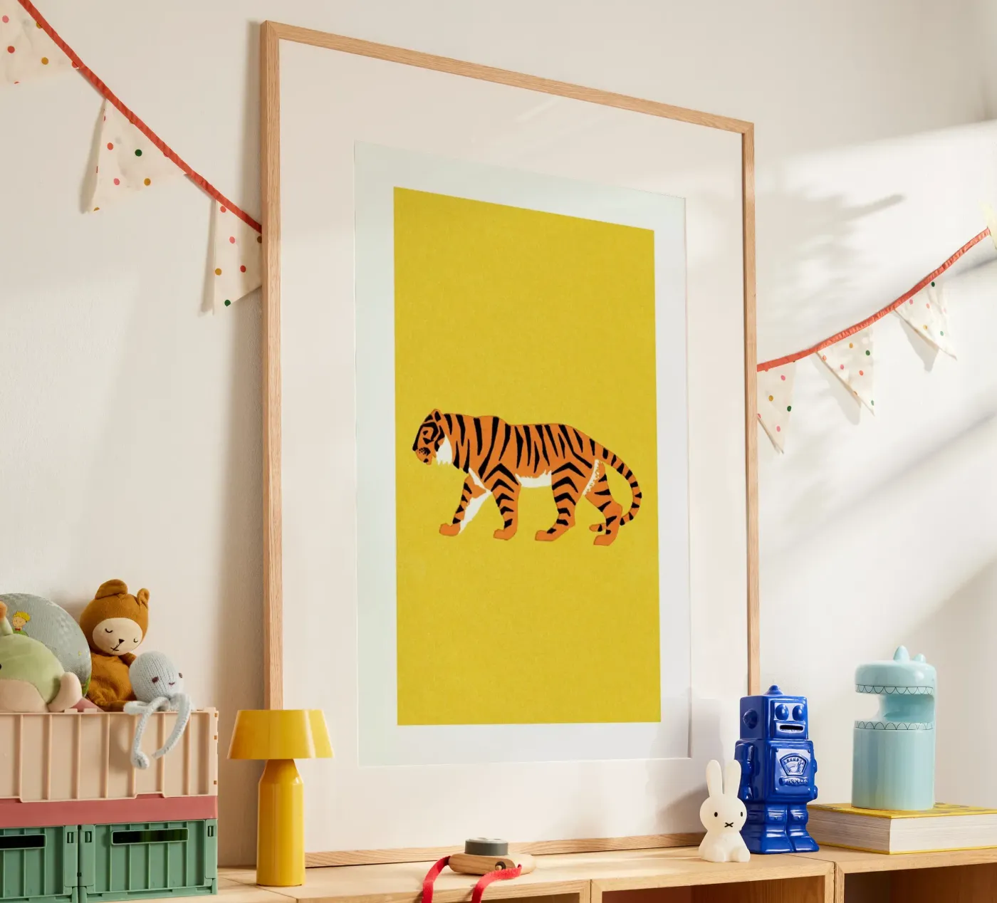 Tiger Yellow poster da Little Flourishes