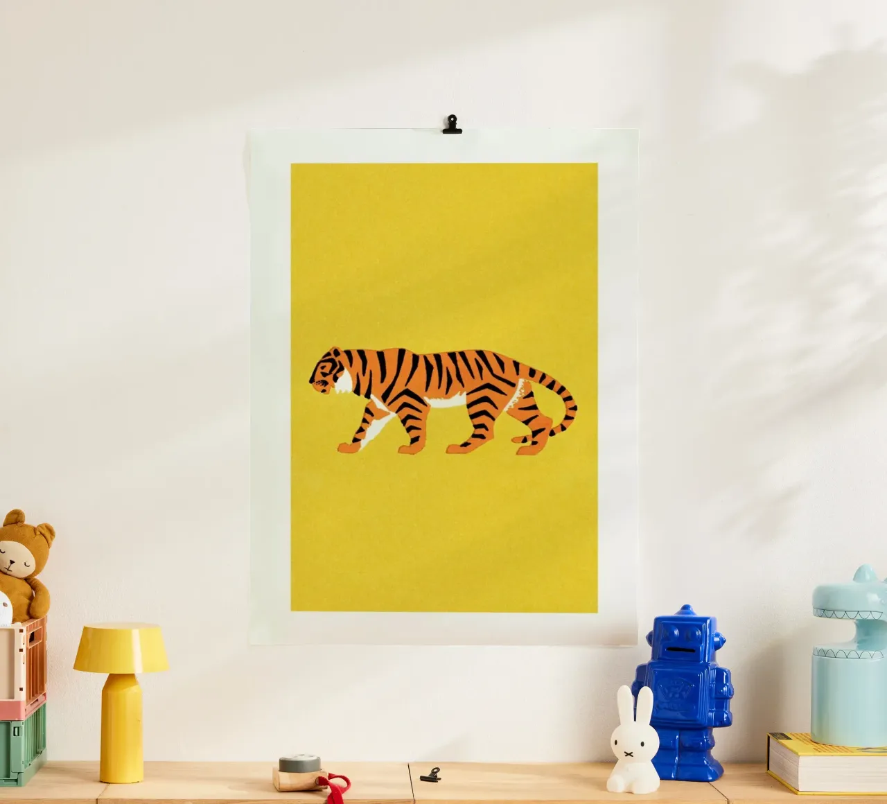 Tiger Yellow poster da Little Flourishes