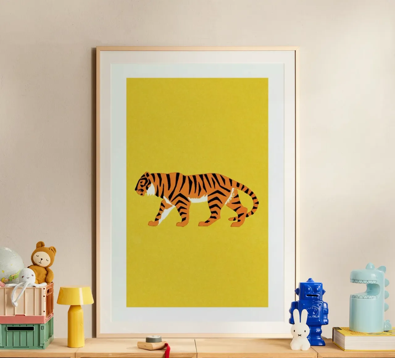 Tiger Yellow poster da Little Flourishes