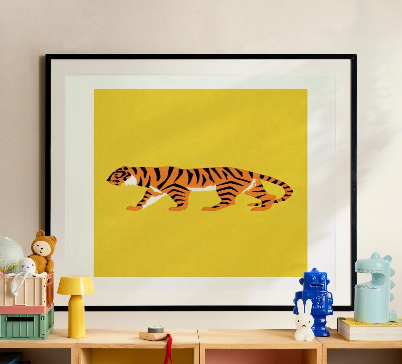 Tiger Yellow poster da Little Flourishes