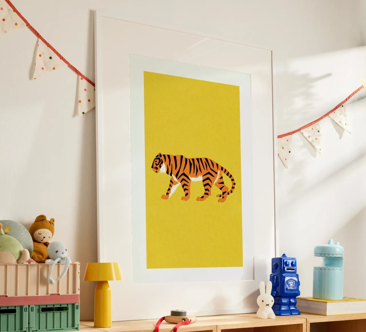 Tiger Yellow poster da Little Flourishes