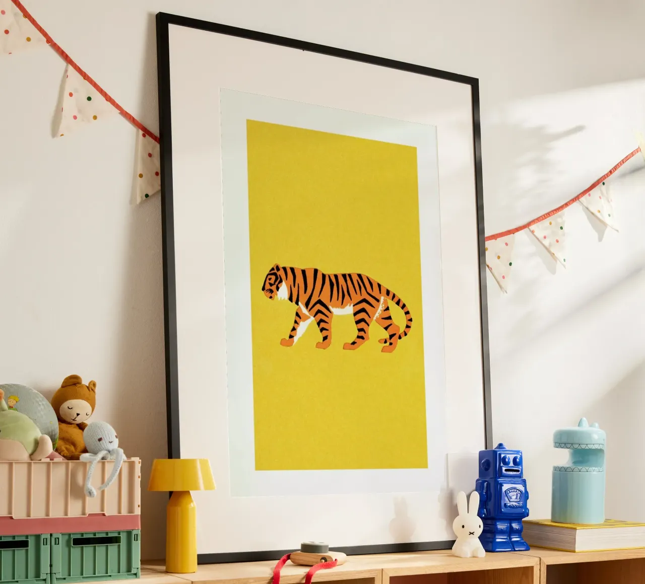 Tiger Yellow poster da Little Flourishes