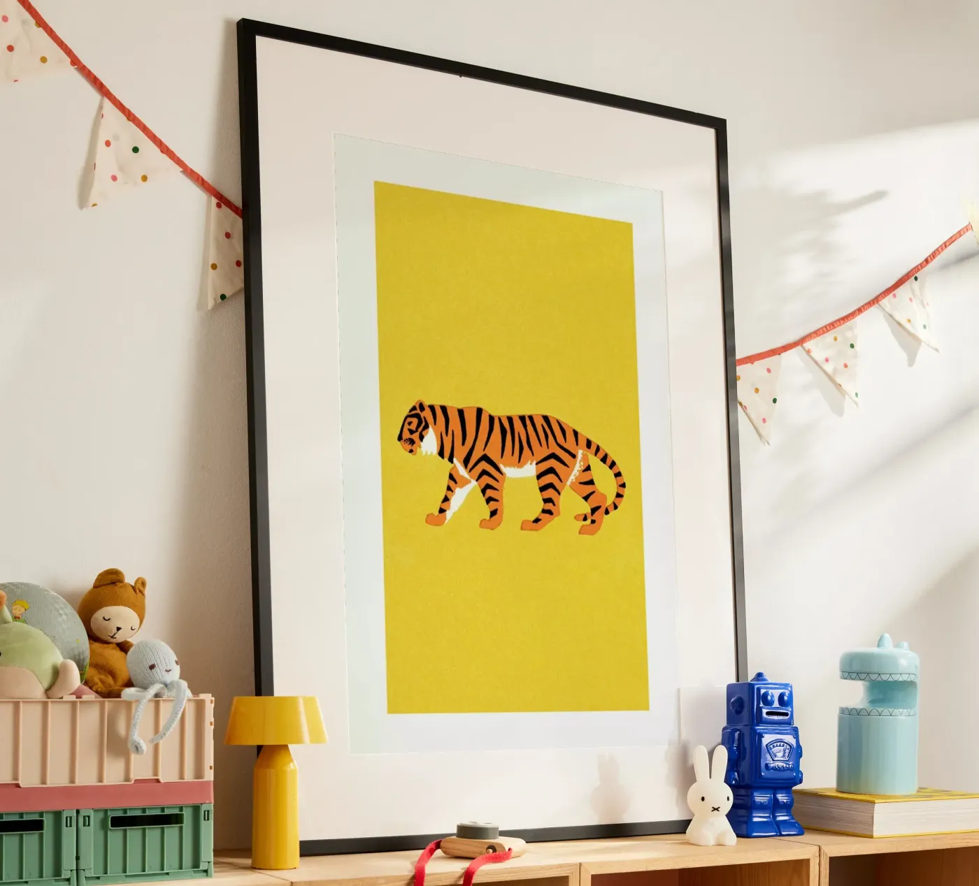 Tiger Yellow poster da Little Flourishes