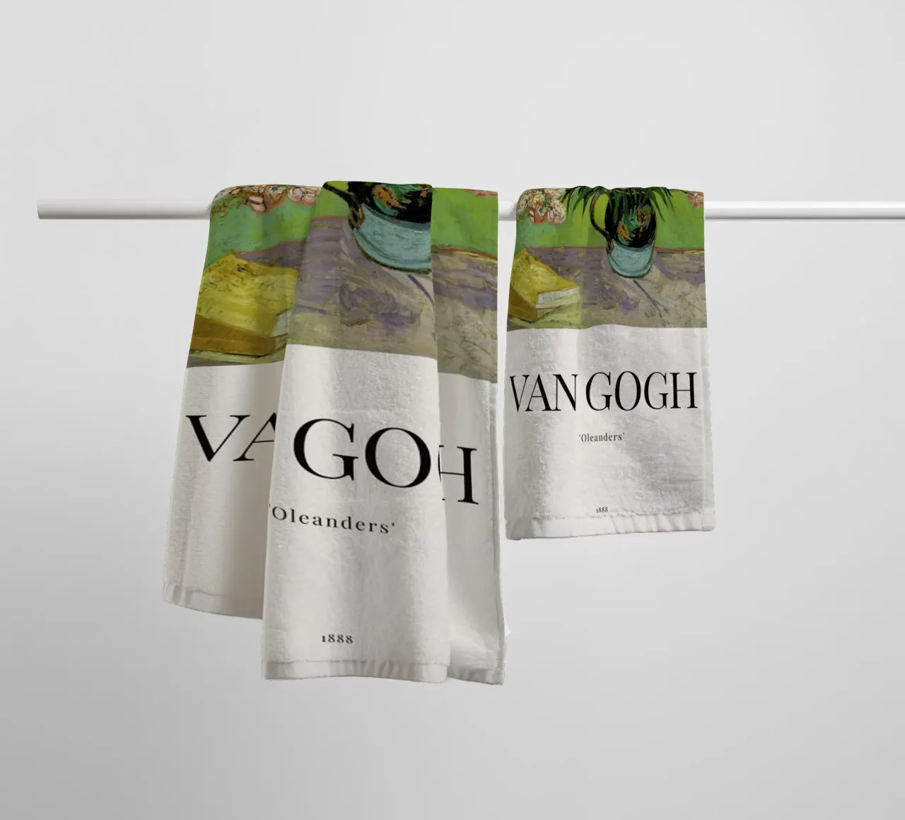 van Gogh - Oleanders asciugamano da bagno da ARTOTHEK