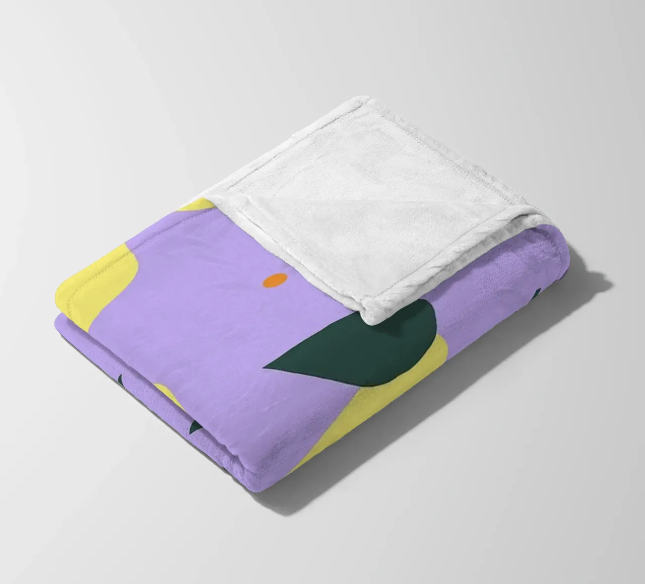 Limone Allover coperta in pile da Iris Knabenschuh Design