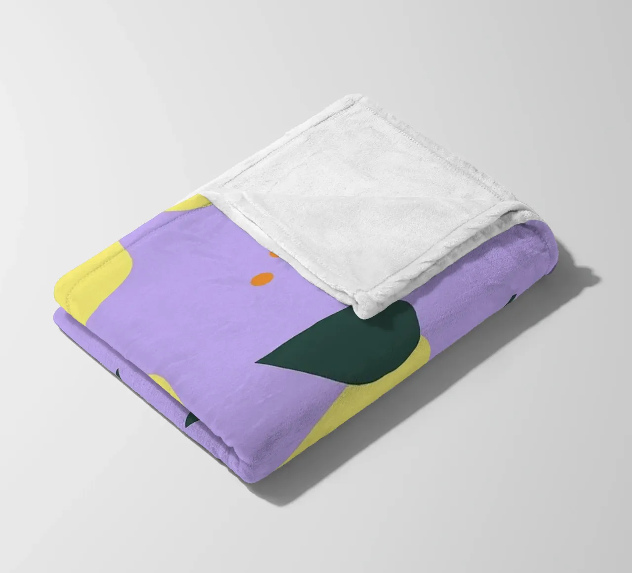 Limone Allover coperta in pile da Iris Knabenschuh Design