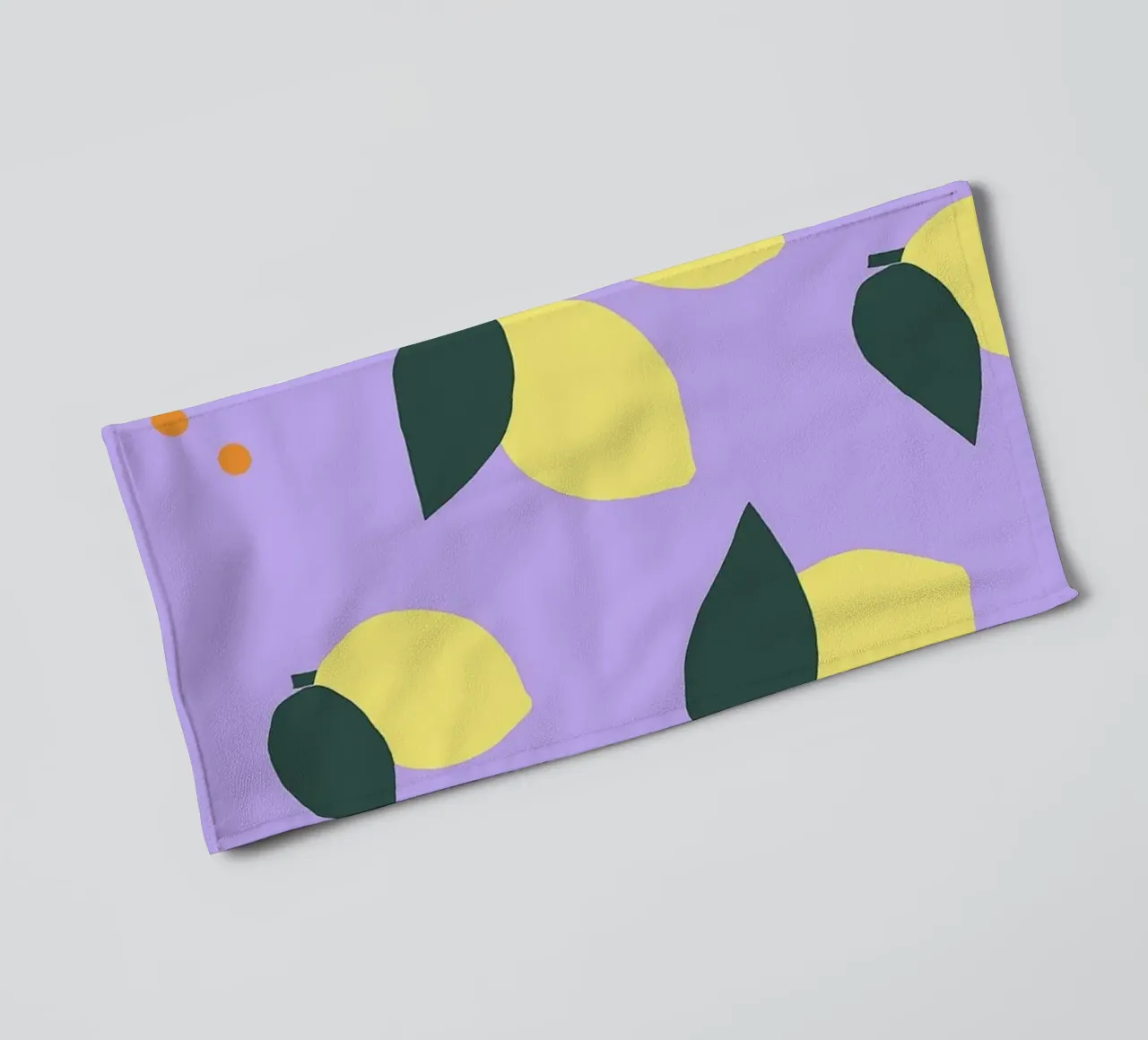 Limone Allover asciugamano da bagno da Iris Knabenschuh Design