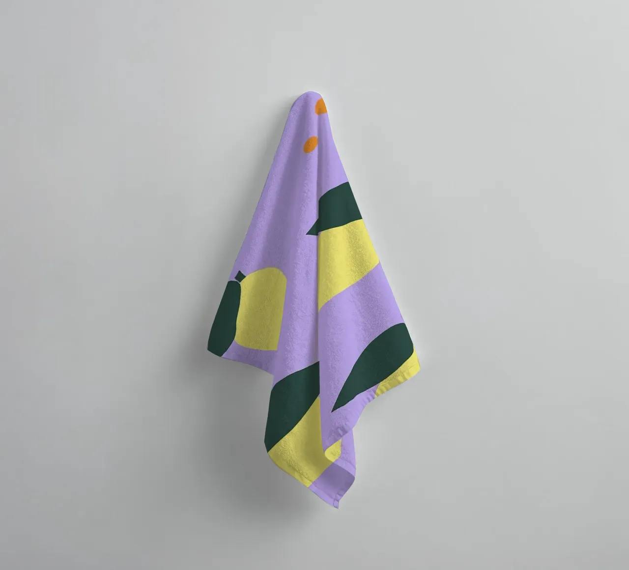Limone Allover asciugamano da bagno da Iris Knabenschuh Design