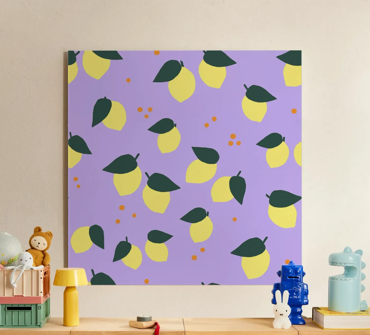 Limone Allover plexiglass da Iris Knabenschuh Design