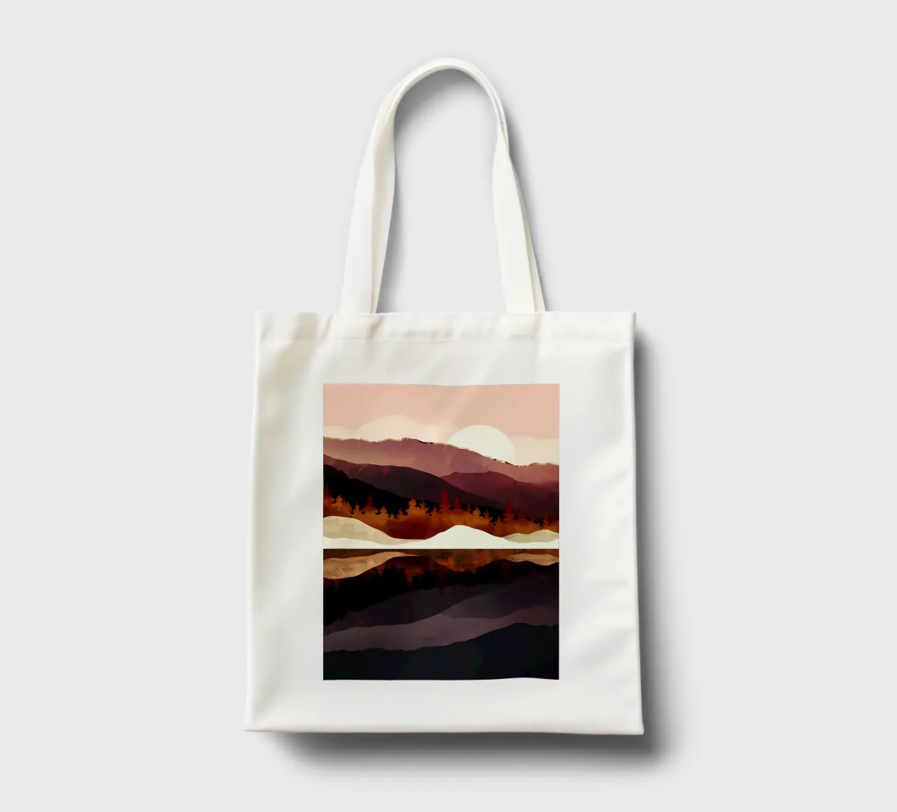 Colline viola borsa in juta da Albert S Jacob