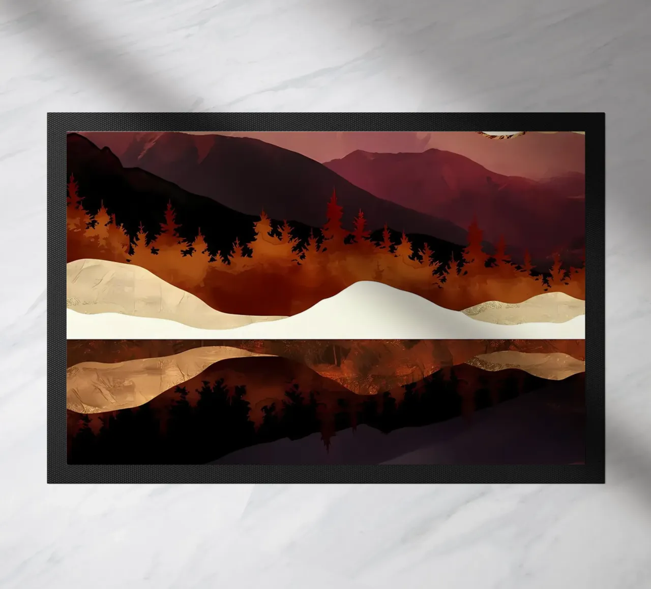 Colline viola zerbino da Albert S Jacob