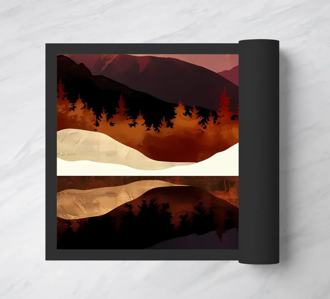 Colline viola zerbino da Albert S Jacob