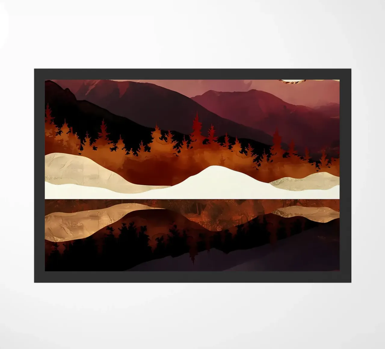 Colline viola zerbino da Albert S Jacob