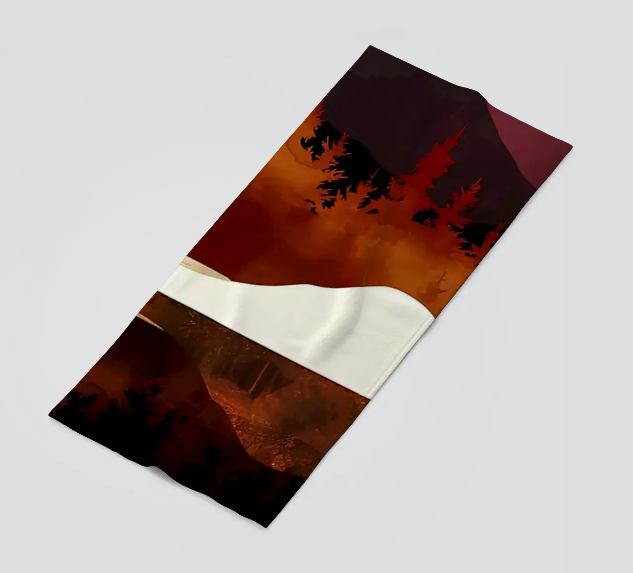 Colline viola telo mare da Albert S Jacob