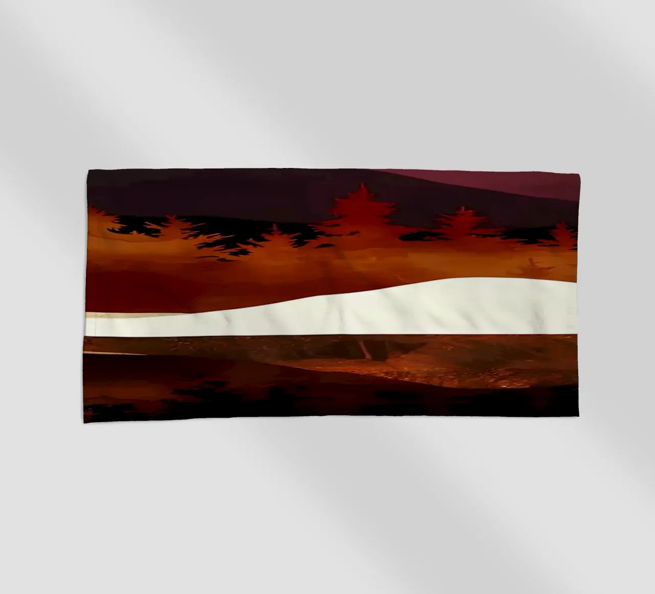 Colline viola telo mare da Albert S Jacob