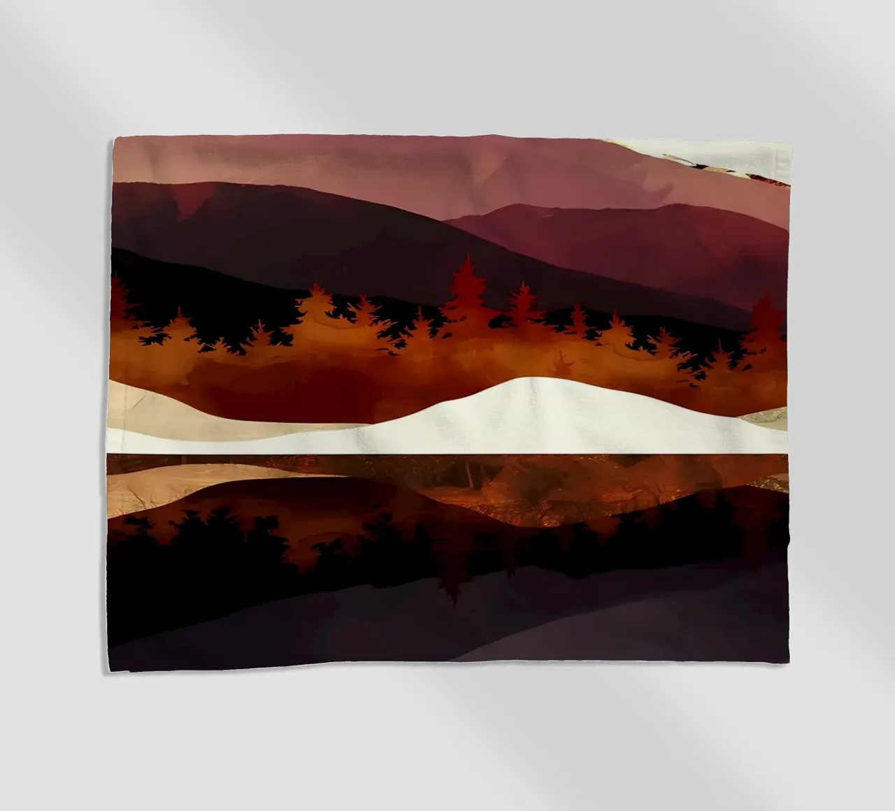 Colline viola telo mare da Albert S Jacob