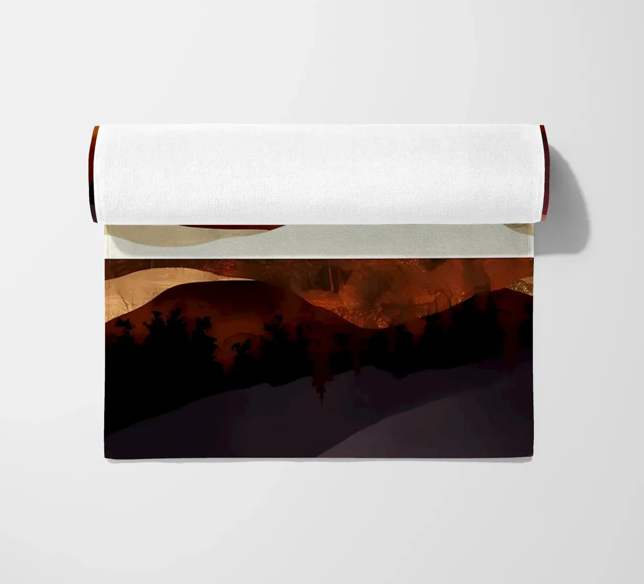 Colline viola telo mare da Albert S Jacob