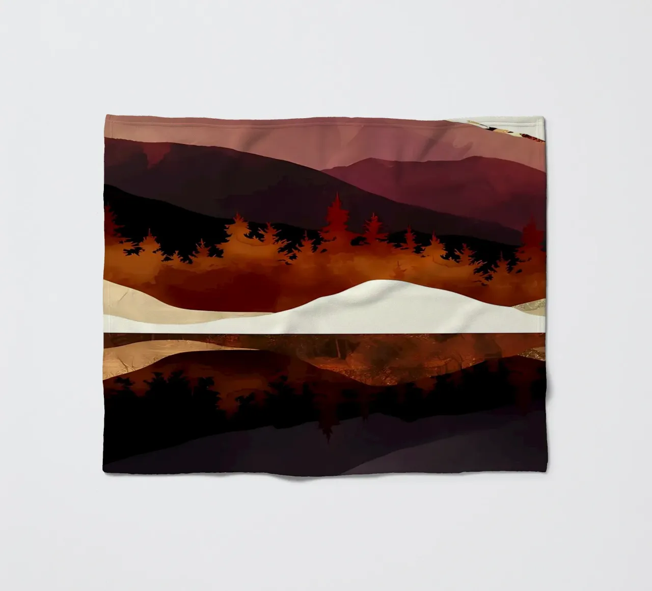 Colline viola coperta in pile da Albert S Jacob