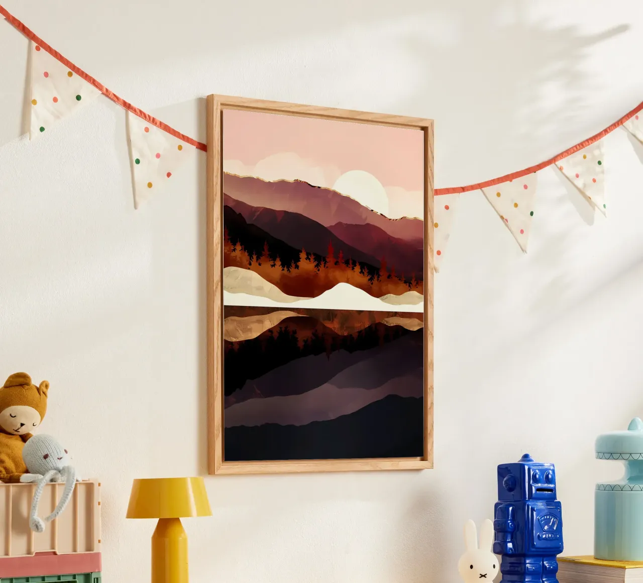 Colline viola plexiglass da Albert S Jacob